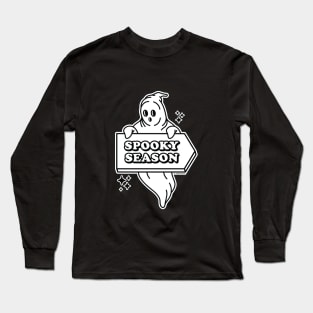 Spooky Season Ghost Long Sleeve T-Shirt